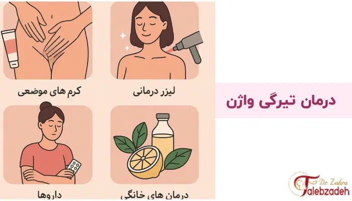 درمان تیرگی واژن