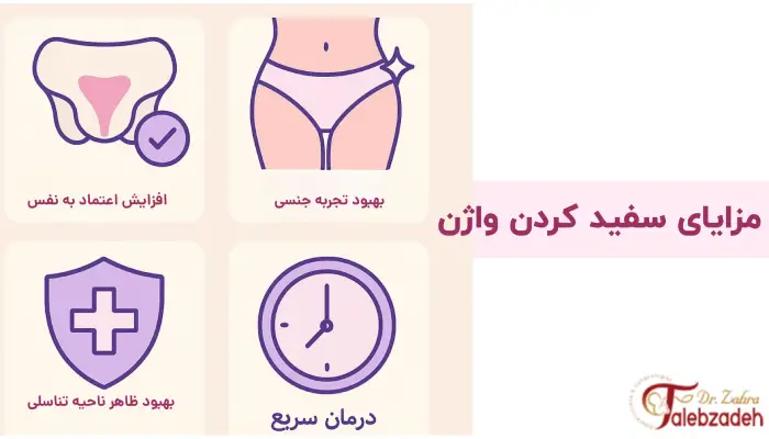 مزایای سفید کردن واژن